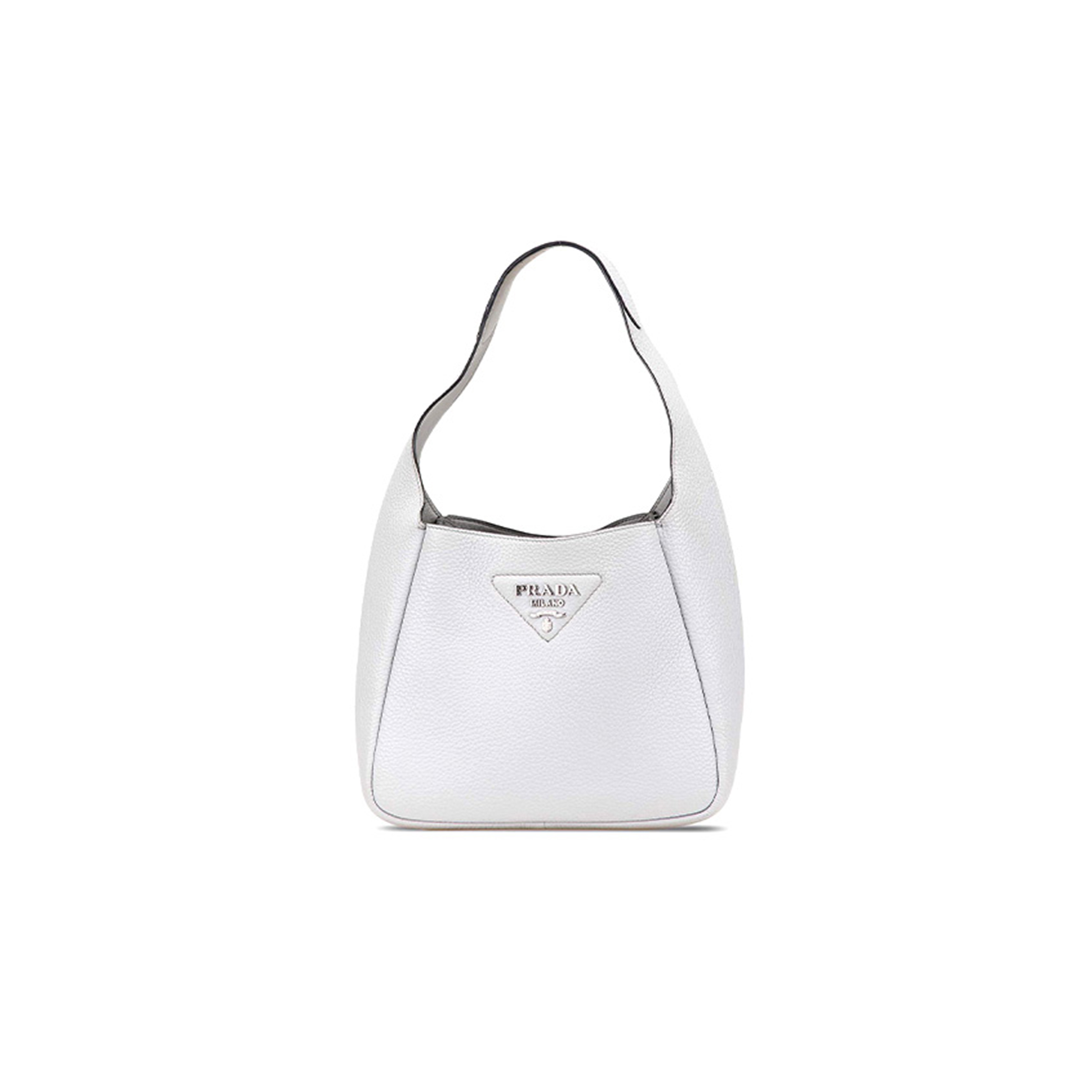 PRADA LEATHER SHOULDER BAG 1BC127 (23*20*14cm)